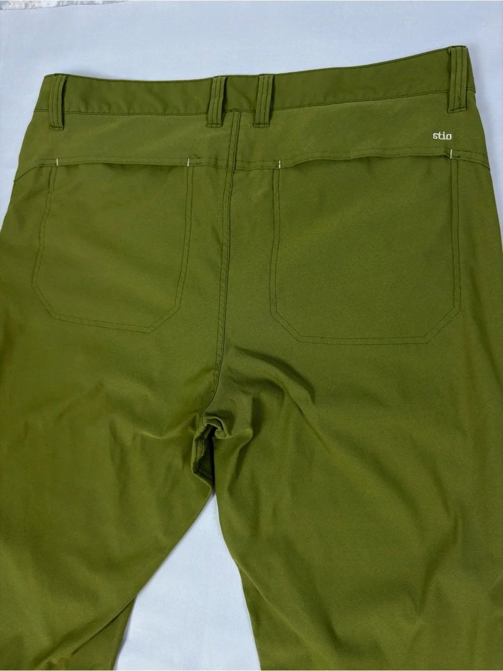 Stio Men’s Outdoor Hiking Stretch Pants Green Size 38L